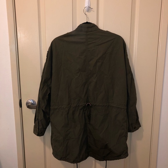 Zara Dark/Army Green Jacket - Picture 3 of 7